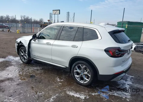 2024 BMW X3 xDrive30I from USA, damaged, VIN 5UX53DP07R9U89322